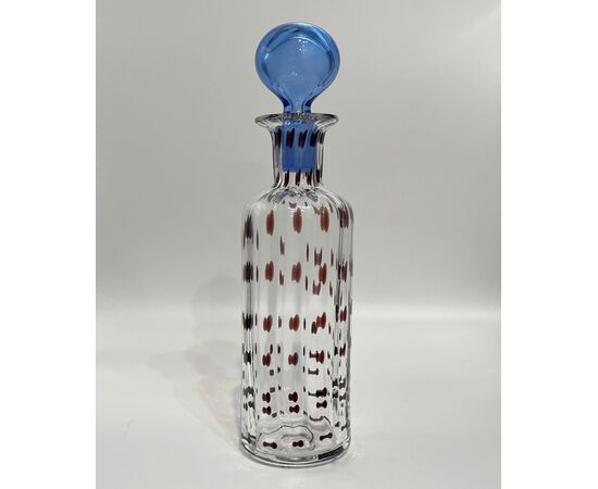 Bottiglia vetro di Murano anni '70 vintage