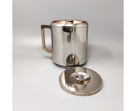1960s Stunning Ice Bucket by Aldo Tura for Macabo. Made in Italy.