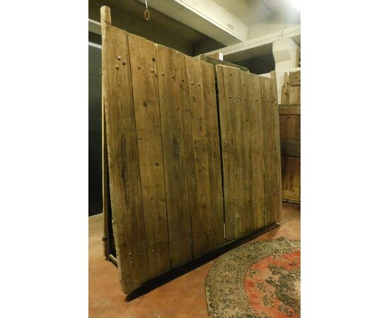 ptn142 rustic door from a mountain house, 228 cm xh 167     