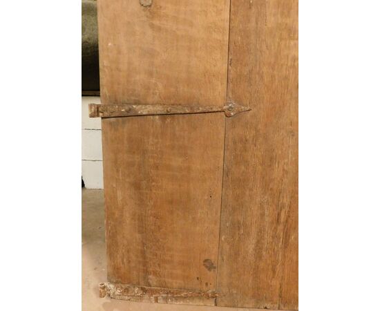 ptir432 - porta rustica in larice, misura max cm l 88 x h 183