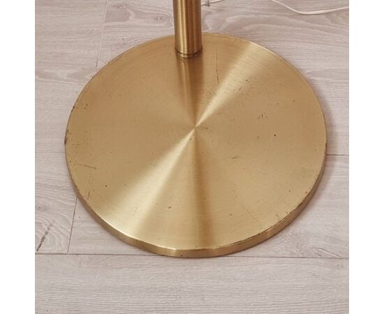 1970s Italian design brass floor lamp     
