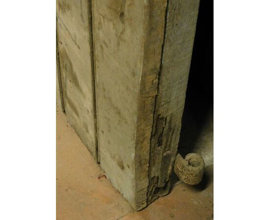  ptn256 - portone in legno, epoca '800, misura cm l 220 x h 258 