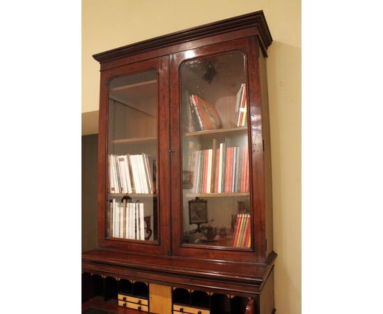 Bookcase with flap