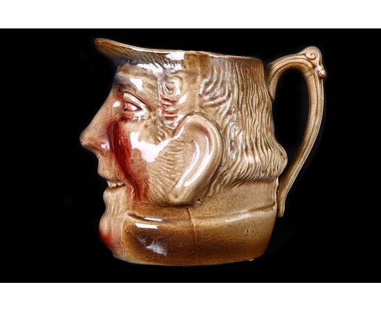 English ceramic beer mug from the early 1900s     