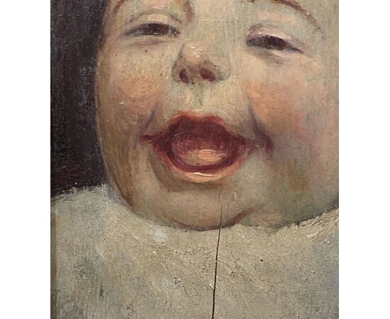 French school (early 20th century) - Smiling child     