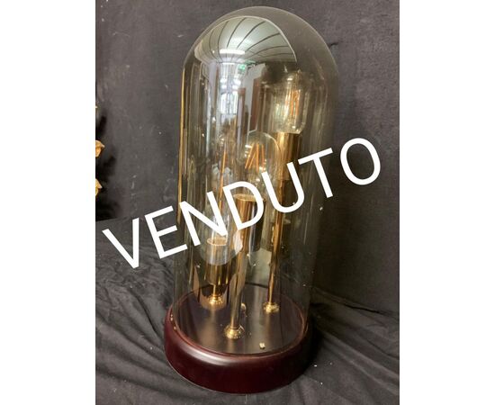 Round lamp with bulbs inside     