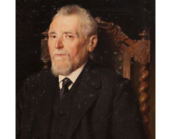 Belgian painting portrait of a gentleman