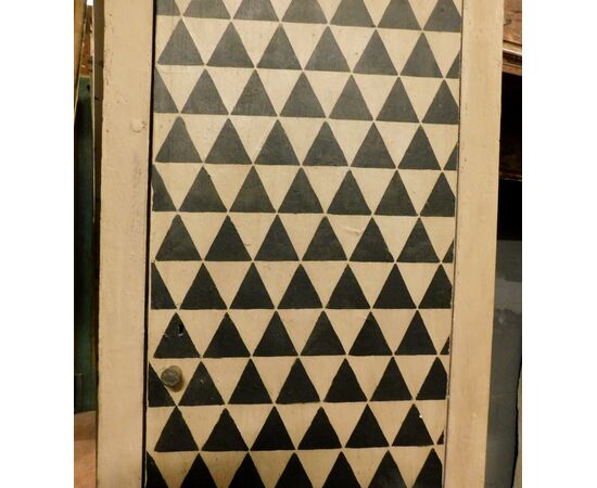 stip230 - lacquered wall cabinet, period &#39;900, max size cm l 58 xh 232     