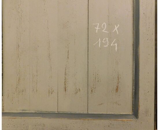 pte134 - porta semplice laccata, epoca '800, misura cm l 72 x h 194 