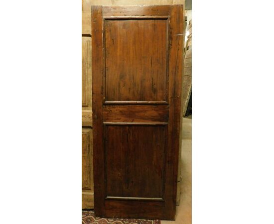 A ptir445 - rustic door in poplar from the 19th century. mis cm l 74 xh 183     