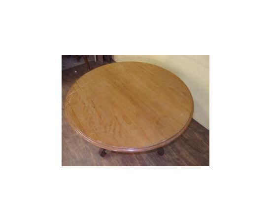 ROUND TABLE WITH CENTRAL LEG END OF THE END 800 cm diameter 125 x H 77     
