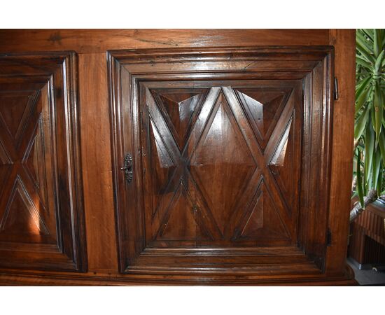 Double body sideboard in walnut     