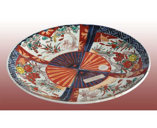 Imari porcelain plate from the late 1800s     