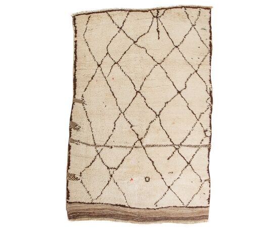 Old collectible Moroccan carpet - n. 1170.     