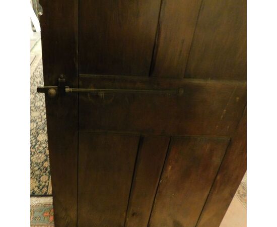 pti703 - walnut door, 18th century, cm l 85 xh 188 xp 3     