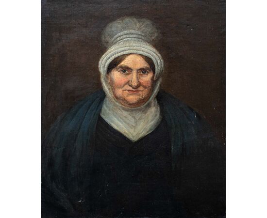 Janet Tower Storey (Aberdeen 1756-1835), Portrait of a woman with a bonnet     