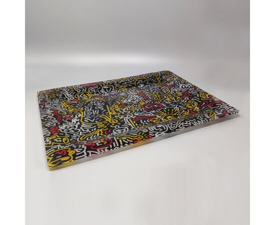 1990s Gorgeous Pop Art Keith Haring Serving Tray by Café des Arts