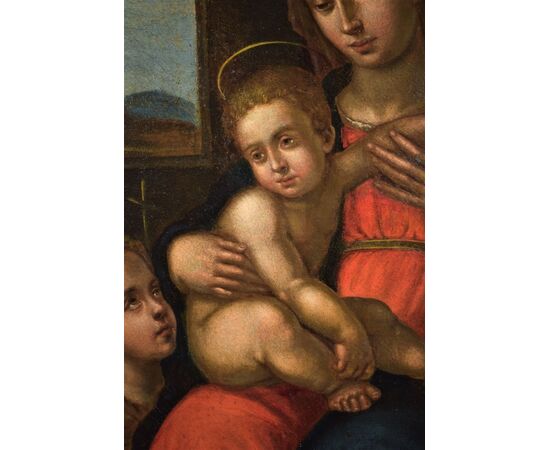 Madonna with Child and San Giovannino.     