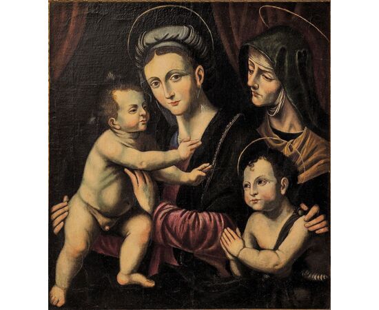 Madonna with Child S.Giovannino and S.Anna SOLD     