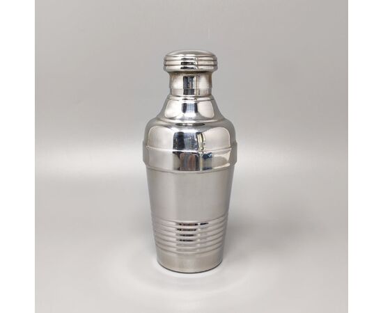 1950s Stunning Cocktail Shaker in Stainless Steel. Made in Italy