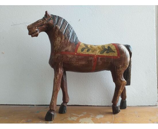 Val Gradena wooden horse     