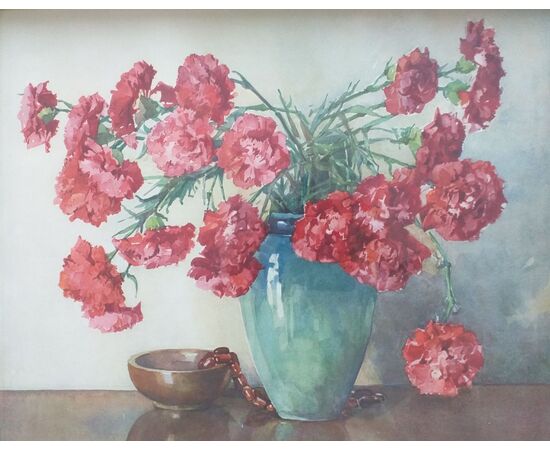 Carnations Watercolor     