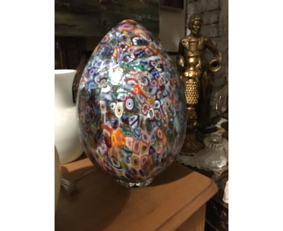 Lampada multicolor in vetro di Murano