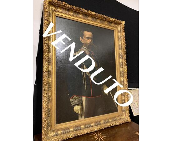 Umberto I of Savoy painting     