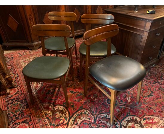 Four 1950s chairs     