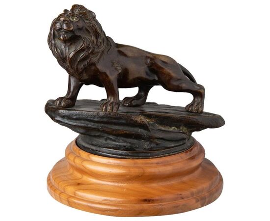 Scultura "leone" in bronzo - O/7561
