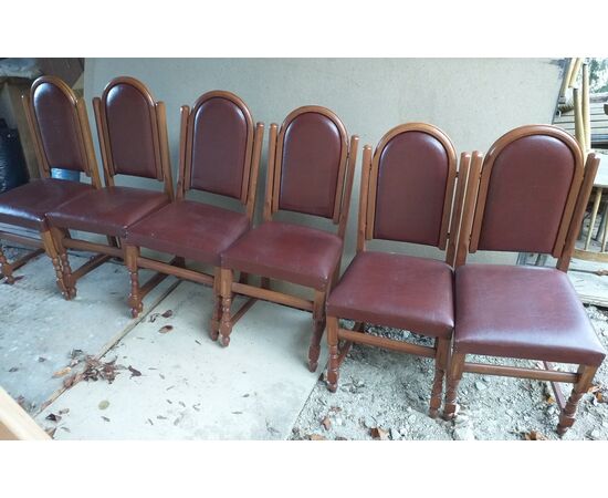 6 60&#39;s chairs     