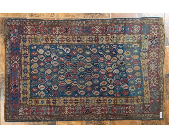 Antico tappeto KAZAK da collezione privata - (862).