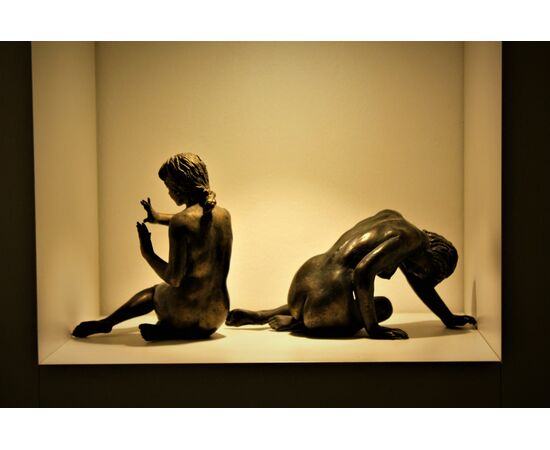 Narciso Mazzini | Pair of "Nudes"