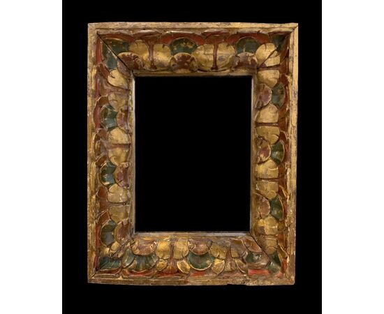 Magnificent Carved Wood Frame - Spain, XVII     
