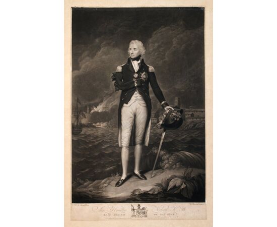 “Sir Horatio Nelson K.B. (Knight of the Bath) Rear Admiral of the Blue”