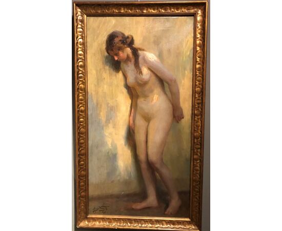 PAINTED WITH HUGO VOGET BERLIN 1898 H. 1...