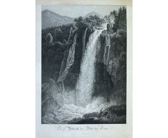 “Der Wasserfall des Velino bei Terni”