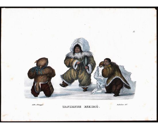 Eskimo peoples from the North Pole