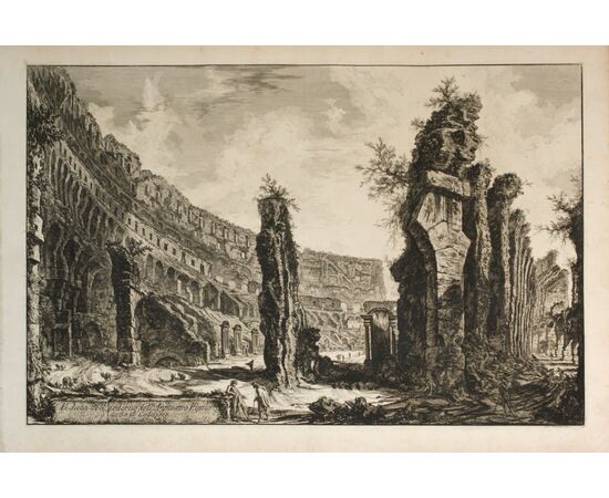 “Veduta dell’interno dell’Anfiteatro Flavio detto il Colosseo”