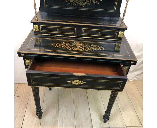 Antique French Bonheur du jour Napoleon III     