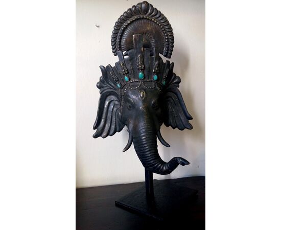 Volto bronzo Ganesh