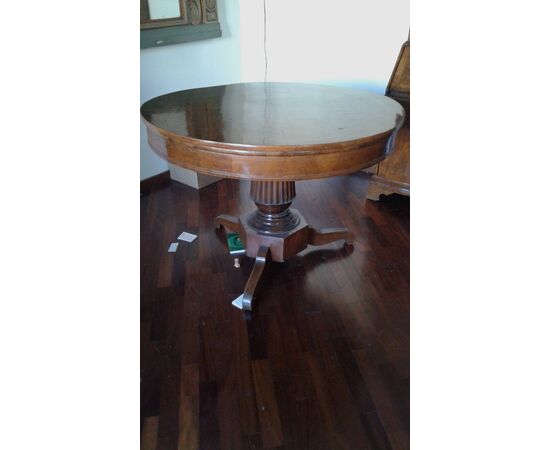 Elegant walnut table