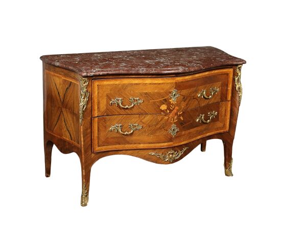 Rococo Neapolitan chest of drawers     