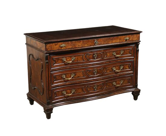 Lombard Baroque chest of drawers     