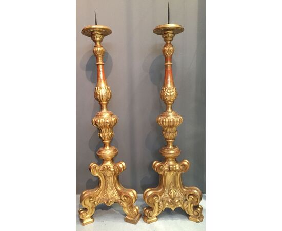 Pair of candlesticks - Genova - Sec. XVIII