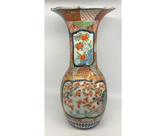 Elegant Imari vase 77 cm - Late 19th century