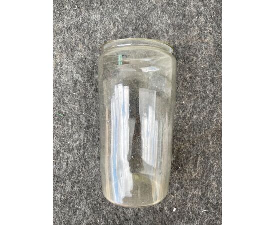 Lightweight blown glass pharmacy jar, Modena or Venice.     