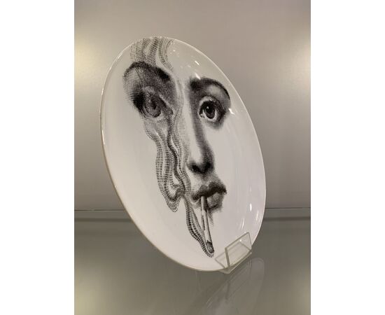 FORNASETTI, Theme and Variations series plate, decorated porcelain