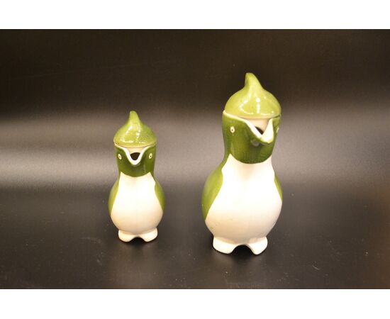 Coppia teiere a forma di pinguino