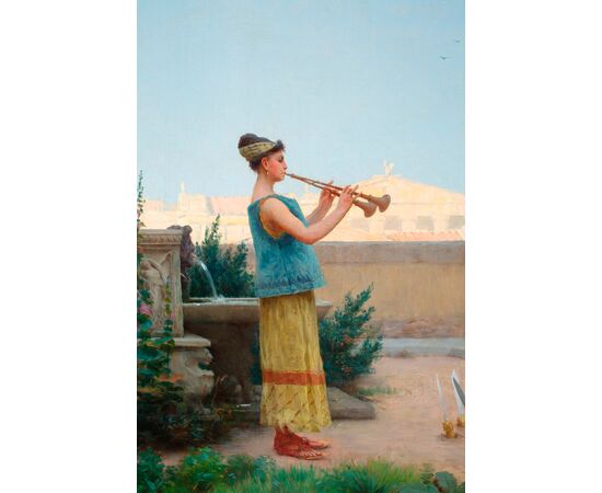 Dipinto di Giovanni Muzzioli  “La danza delle spade” 